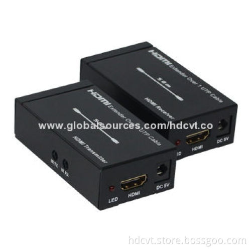 HDMI Extenders, Over Single 50m/164ft UTP Cables with Dual IR Control